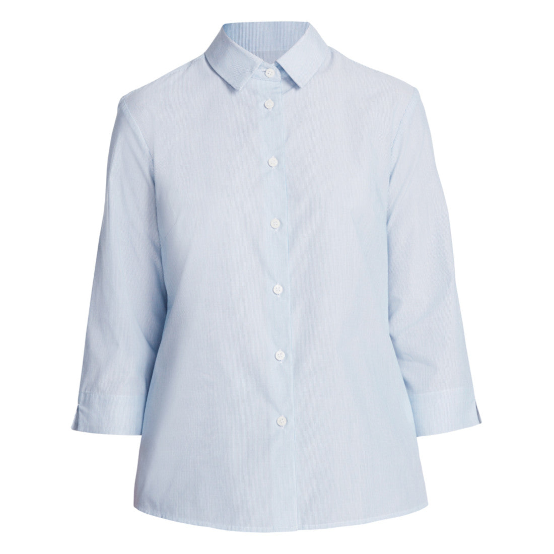 NNT Textured Stripe 3/4 Sleeve Shirt (CATU63) – Light Blue